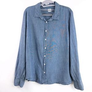 J. Crew Denim Button Down Shirt Size XL